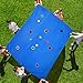 Hole Tarp Team Building Game 98 x 70 Inches Learning Fun Team Building Games for Work with 8 Pcs Team Building Ball for Teamwork Group Activities (Blue)