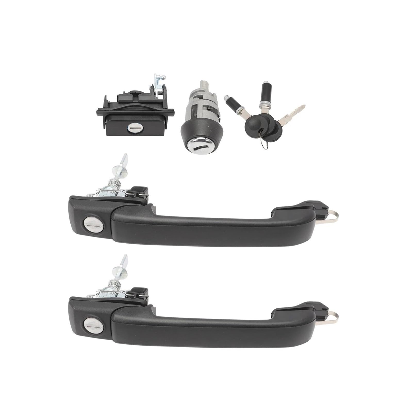 MTVTFECEWG Door Handle Lock Key Ignition Lock Tailgate Lock Switch Tank 1H0898081 1H0898081S 1H0905855A for VW for Golf Mk3 1991-1997