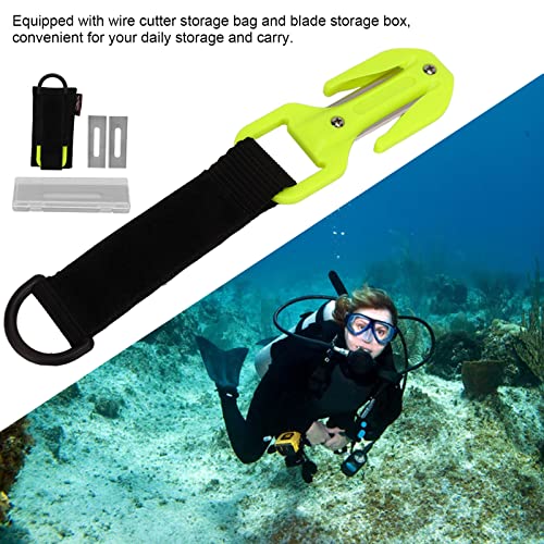 Corta cabos buceo cortador de línea de seguridad de buceo acero inoxidable 4