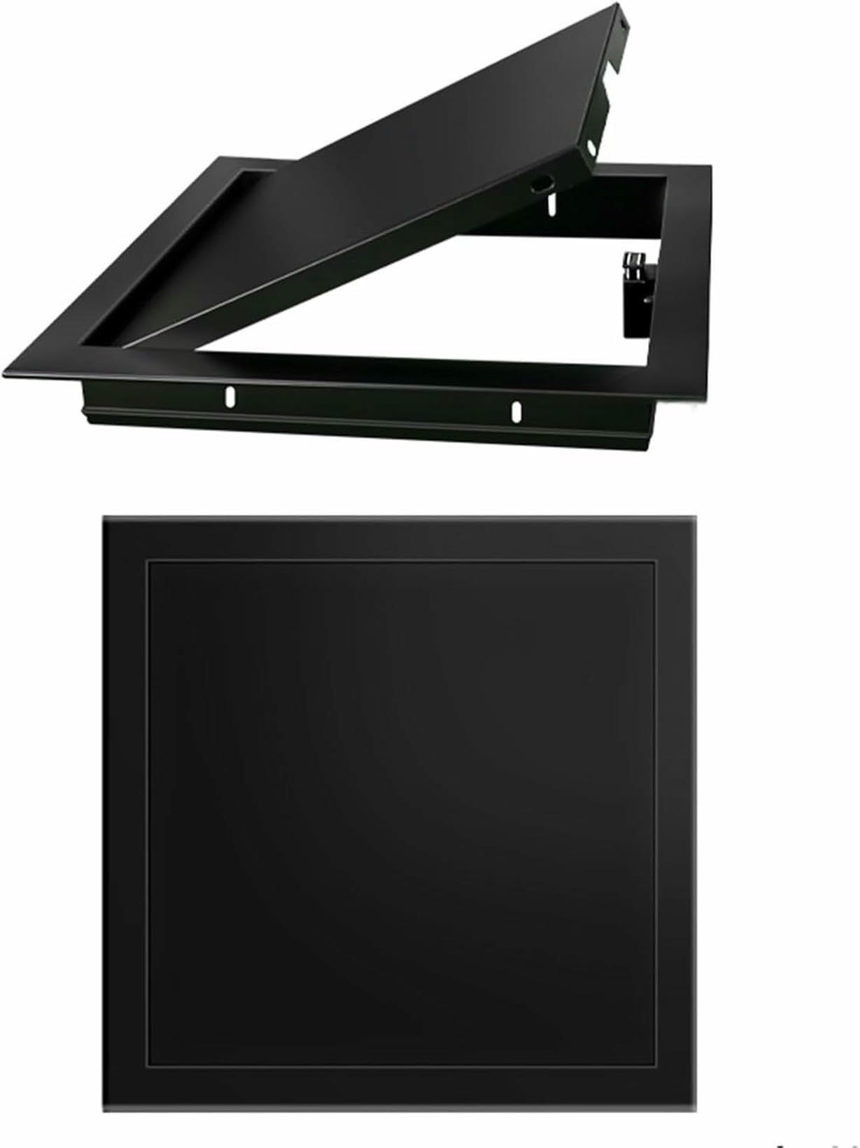 Trampilla Pladur con resorte puerta de acceso de aluminio para calentador de agua de ático