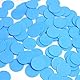 Smartdealspro Undurchsichtiger Lernzähler aus Kunststoff, Mini-Poker-Chips, Spielsteine mit Aufbewahrungsbox (Himmelblau, 32 mm (100 Stück))