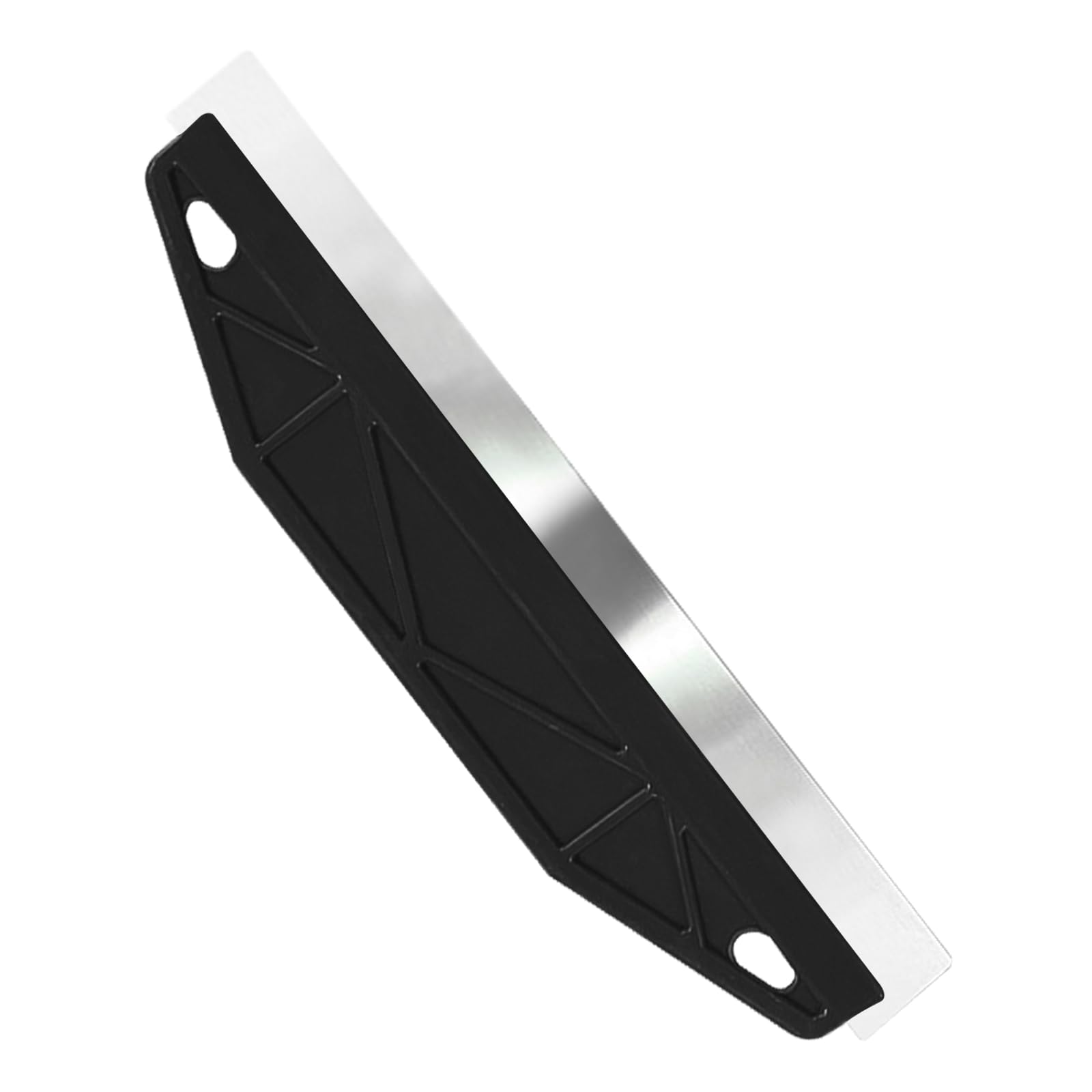 Paint Trim Guard, 12" Paint Cutting in Tool Paint Shield for Skirting Board Painting, Stainless Steel Straight Paint Edging Tool, Wallpaper Tools for Scrape, Cutting, Measurement & Guide (Black)