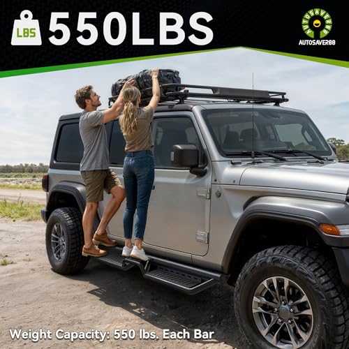 Estribos Running Boards para Jeep Wrangler JK 4 Puertas miniatura 4