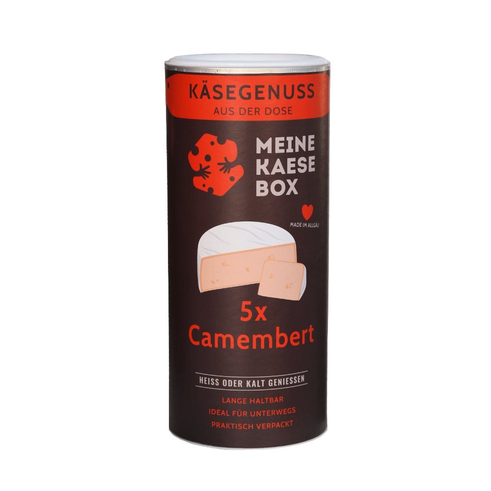 MeineKaeseBox 1-ER BOX 5 X 125 G CAMEMBERT BRIE DOSENKÄSE