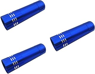 minkissy 3Pcs 9 Tocha Joias Mini Lâmpada De Unhas Máquina De Cura De Secagem Rápida Lâmpada LED Mini Para Unhas Lâmpada LED Secador De Unhas Mini Toque UV Para Unhas De Gel Mini Secador De