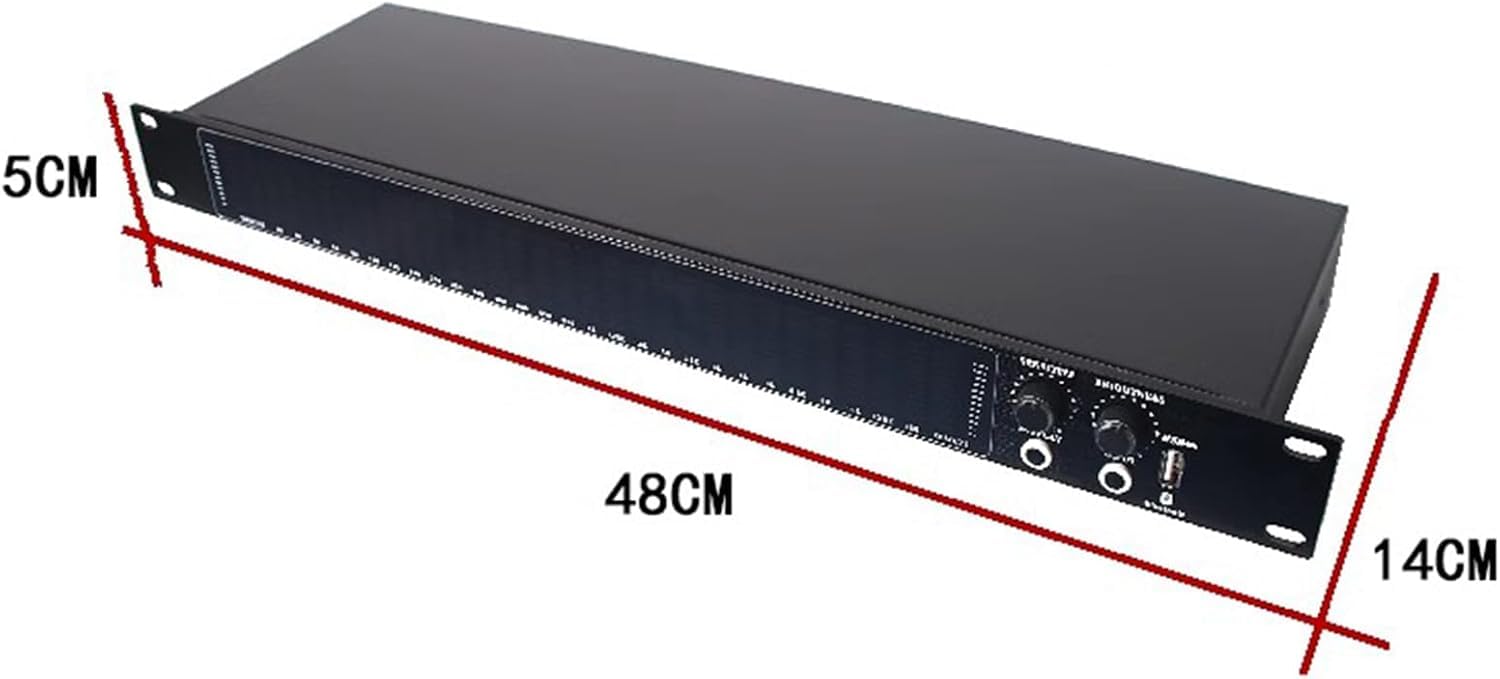 Analizador De Espectro De Audio, Pantalla De Nivel De Frecuencia En Tiempo Real De 31 Segmentos, Medidor VU De Música, 3 Modos De Entrada, Alta Sensibilidad, para Coche/Fiesta/Dormitorio/hogar