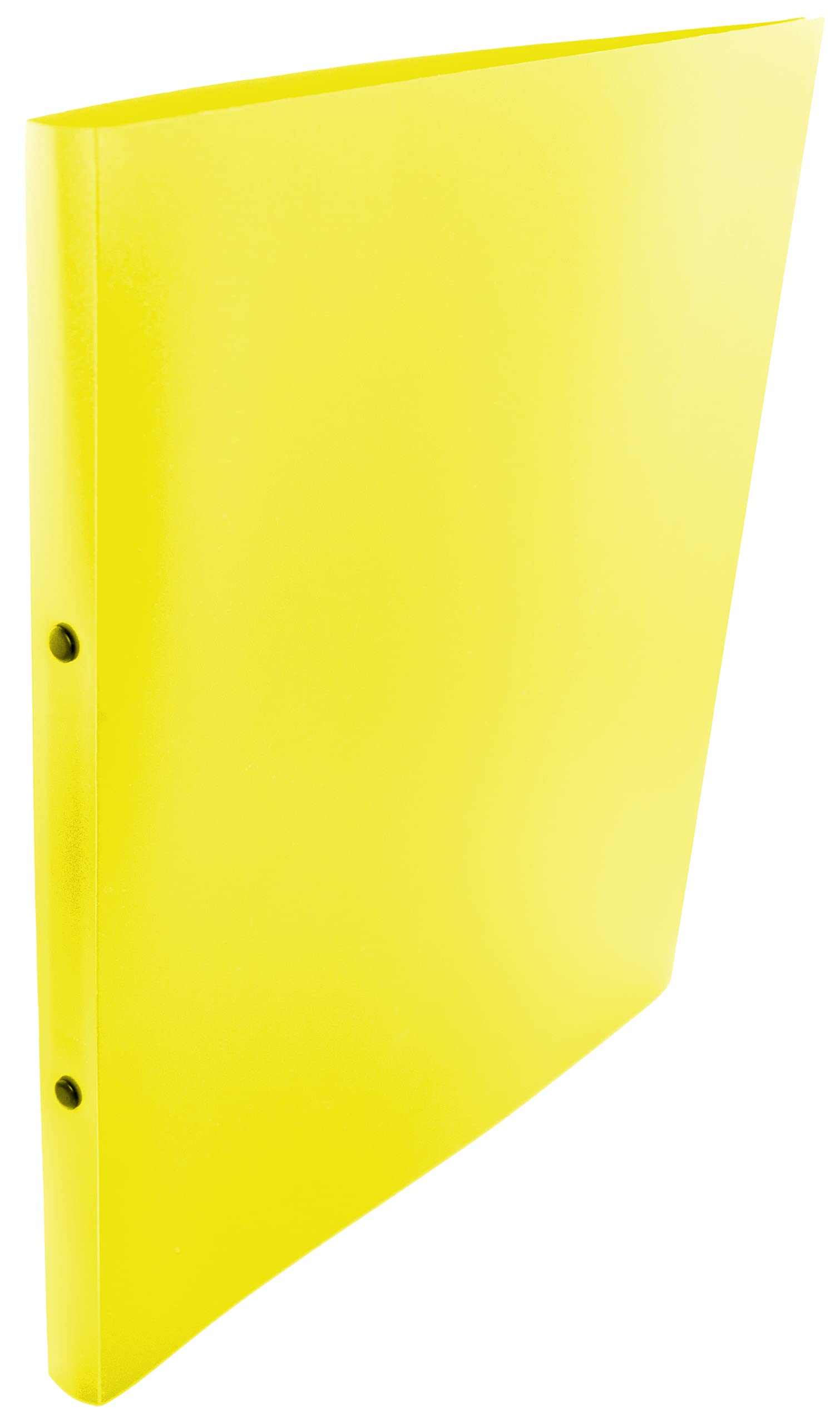 Kangaro Ring Binder Opaque Yellow (PP, DIN A4, 2 Rings 16 mm O-Mechanism, Spine 20 mm)
