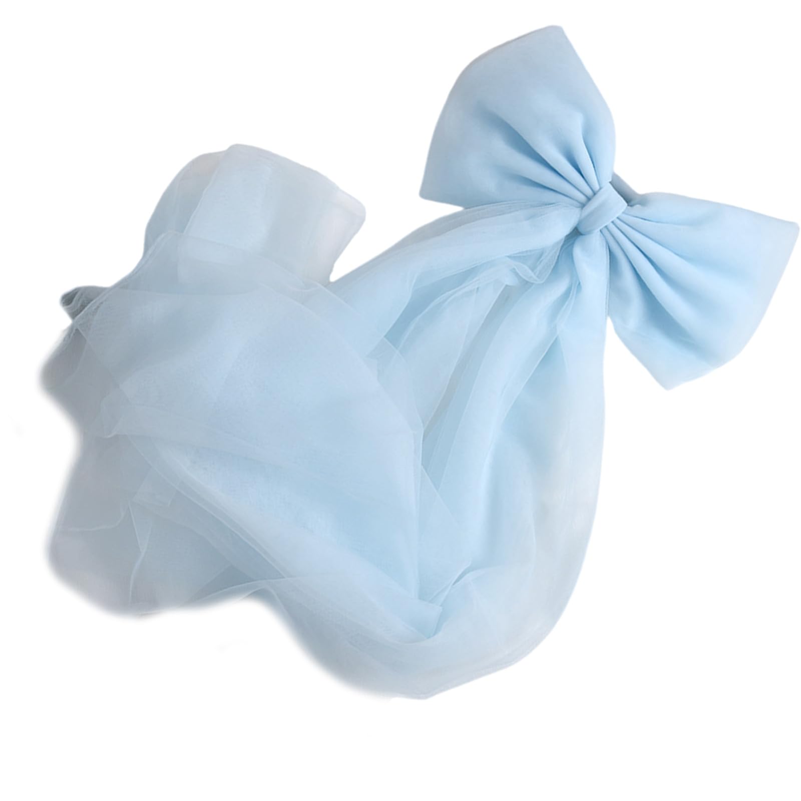 Carotoe Blue Long Elegant Hanging Bowknot For Wedding Anniversary Decoration And Present Wrapping Party Supplies Hanging Meshes Bowknot For Bachelorette Party