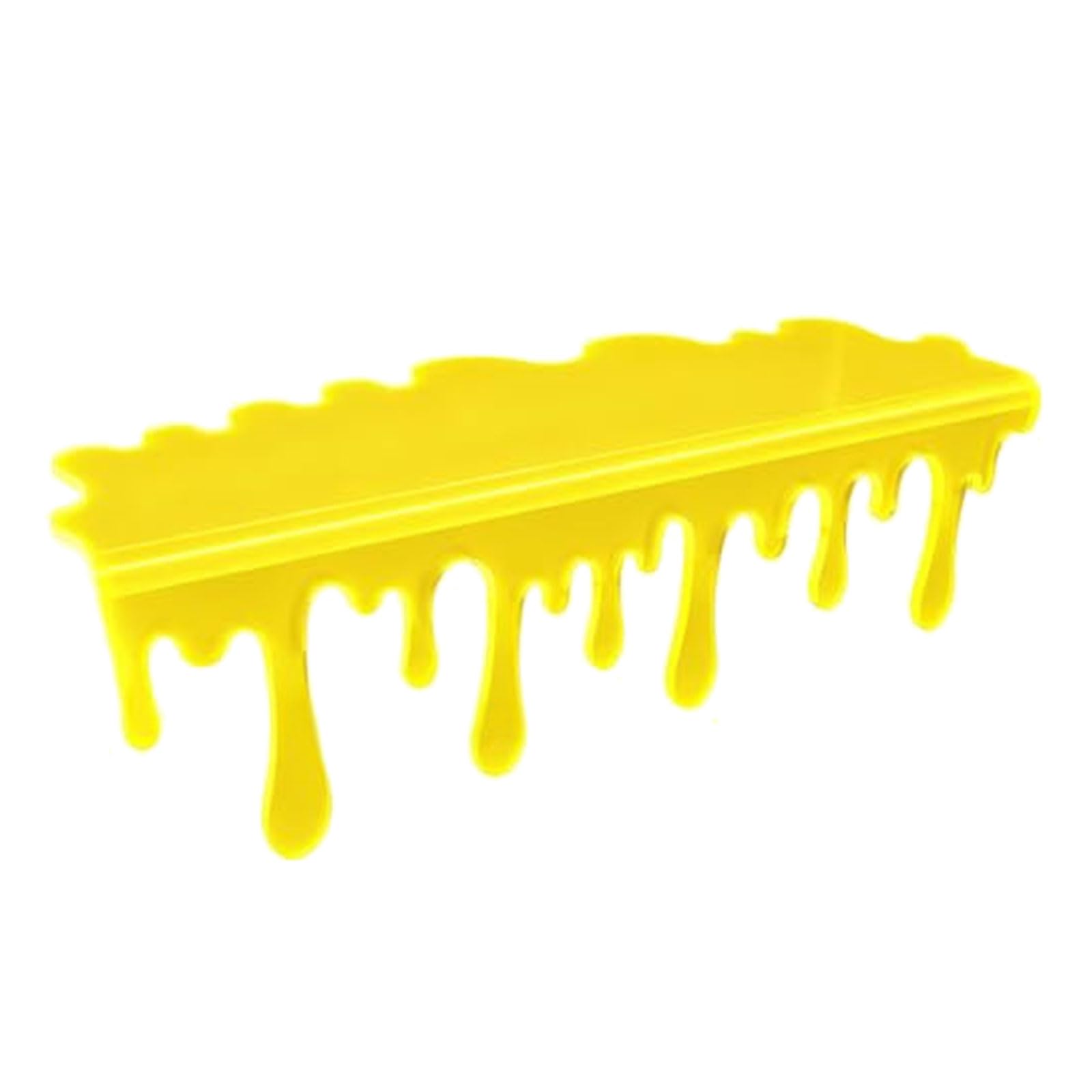 Nucelit Fluorescent Drip Floating Shelves, Farmhouse Display Storage Organizers Wall Decors Melting Wall Shelf for Bedroom Hallway Shelf