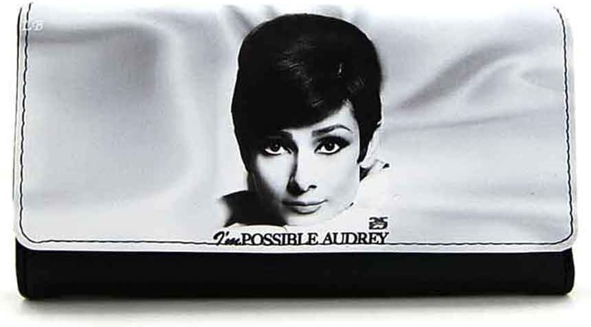 Audrey Hepburn Grey Wallet, I'm Possible, Ship from U.S.