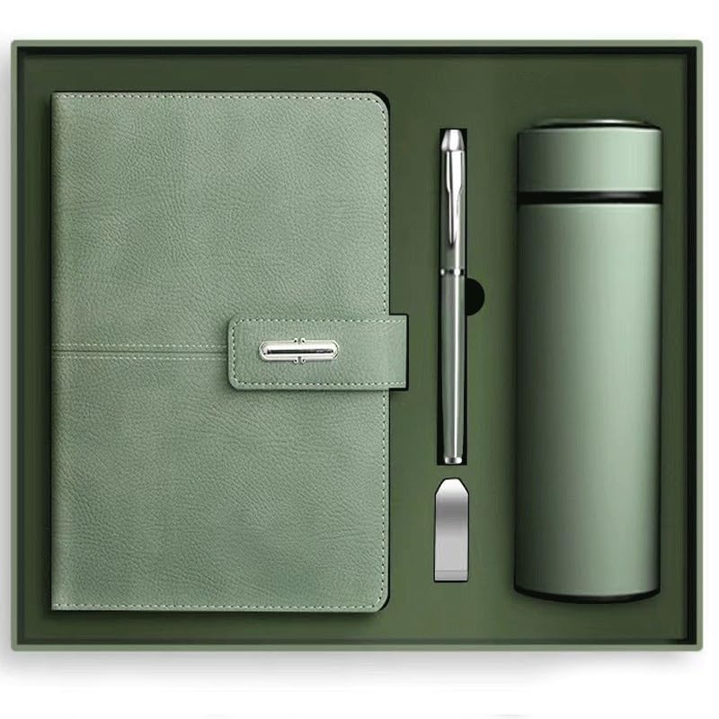 MVNOIRE Multi-color Notebook Signature Pen Memory Card Flash Drive Insulated Cup Gift Box