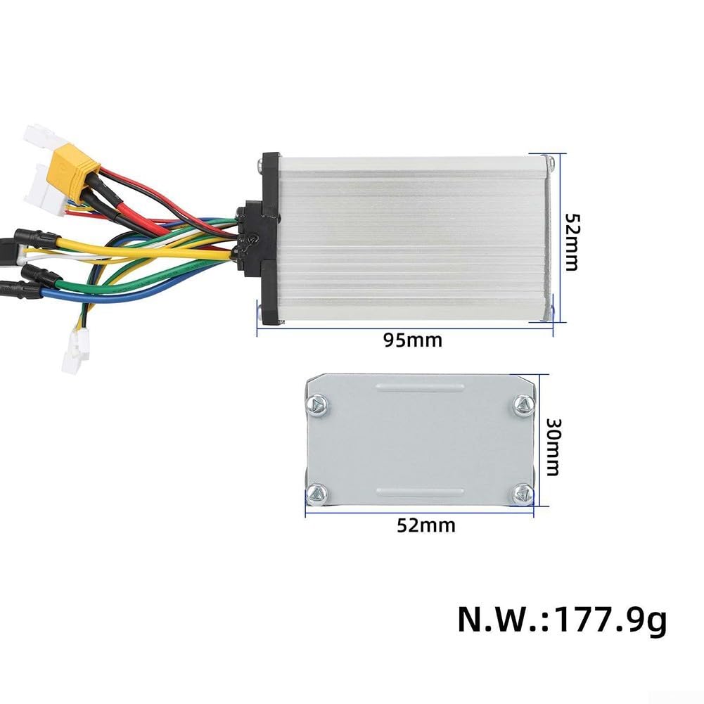 Sostituzione Controller Scooter Elettrico per Xiaomi 4 Lite 2nd Gen Bianco 95x52x30mm Lega di Alluminio Compatibile