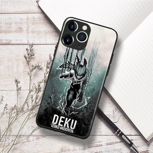 Coque iPhone 16 Pro manga en verre brillant antichoc unique