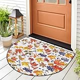 Photo Gallery wowprint zerbino con foglie d uva autunnali, tappeto per interni ed esterni, lavabile, assorbente, antiscivolo, 91,4 x 61 cm Photo Gallery wowprint zerbino con foglie d uva autunnali, tappeto per interni ed esterni, lavabile, assorbente, antiscivolo, 91,4 x 61 cm