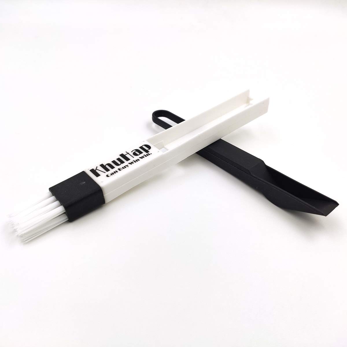 KhuHap 2 in 1 Small Portable Handy Corner Edges Slots Windows Frames Keyboard Awkward AC Vents dust deep Cleaning Brush with Mini Dustpan to Removal, Made of Plastic (B08R43VBBR) Amazon Price History, Amazon Price Tracker