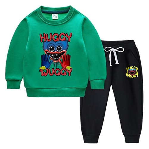 [ZMVS] �n�M�[���M�[ Poppy Playtime �q���� �W���[�W �L�b�Y ���̎q �j�̎q �t �H�~���� 2�_�Z�b�g �g���[�i�[ �X�|�[�c�p���c �㉺�Z�b�g �K�[���Y �X�E�F�b�g 90/100/110/120/130CM �j�����p �^����