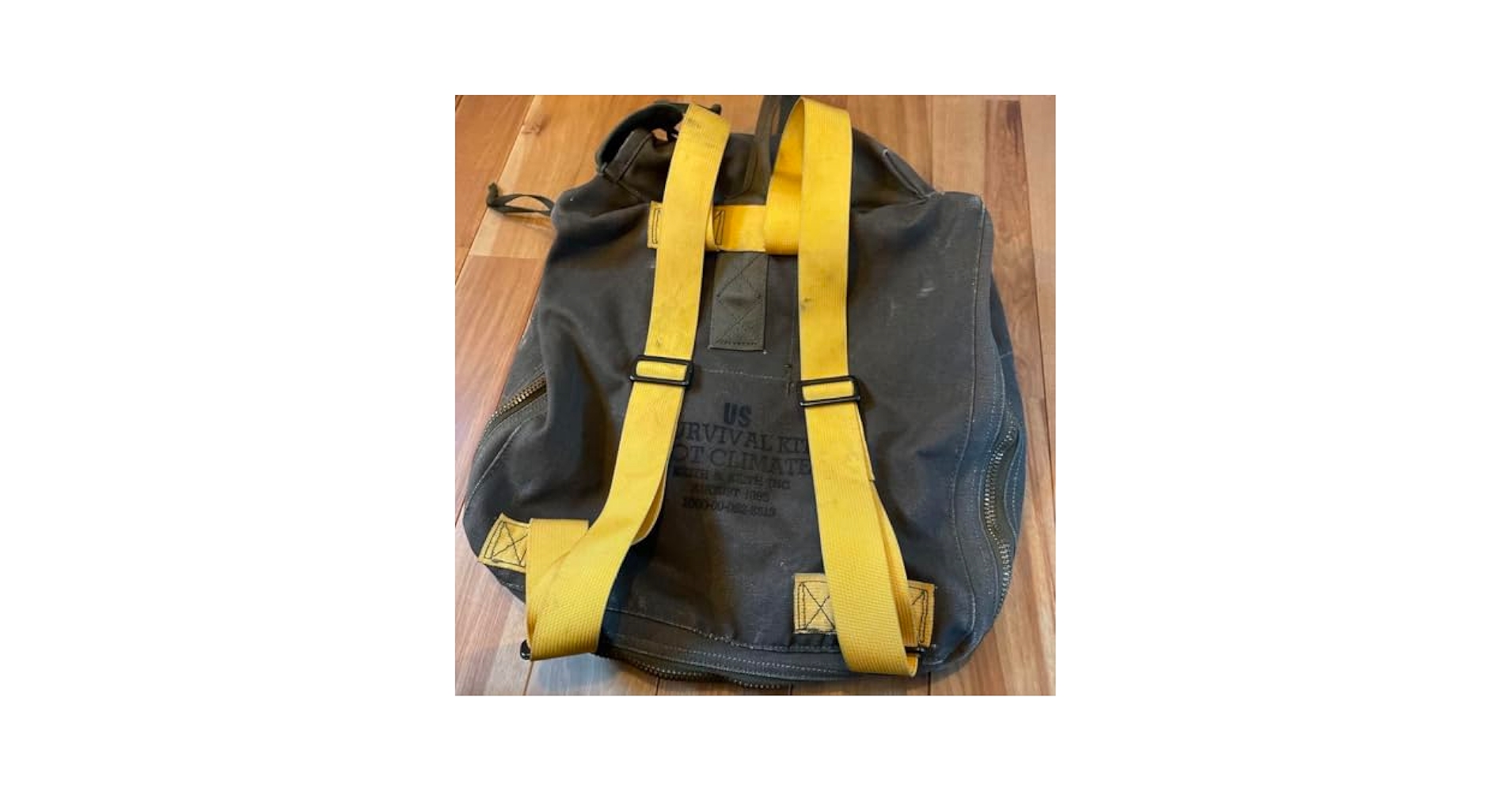 サバイバルキットバック　アメリカ軍　U .S .ARMY 米軍実物 U.S.ARMY GO BAG バックパック フォリッジグリーン