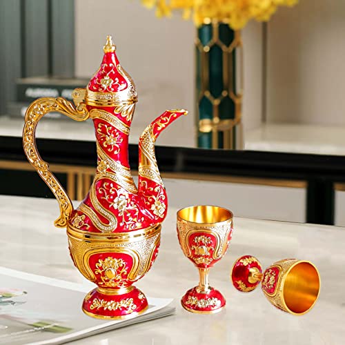 Ensemble théière incassable en métal pour éviter la casse lors des fêtes