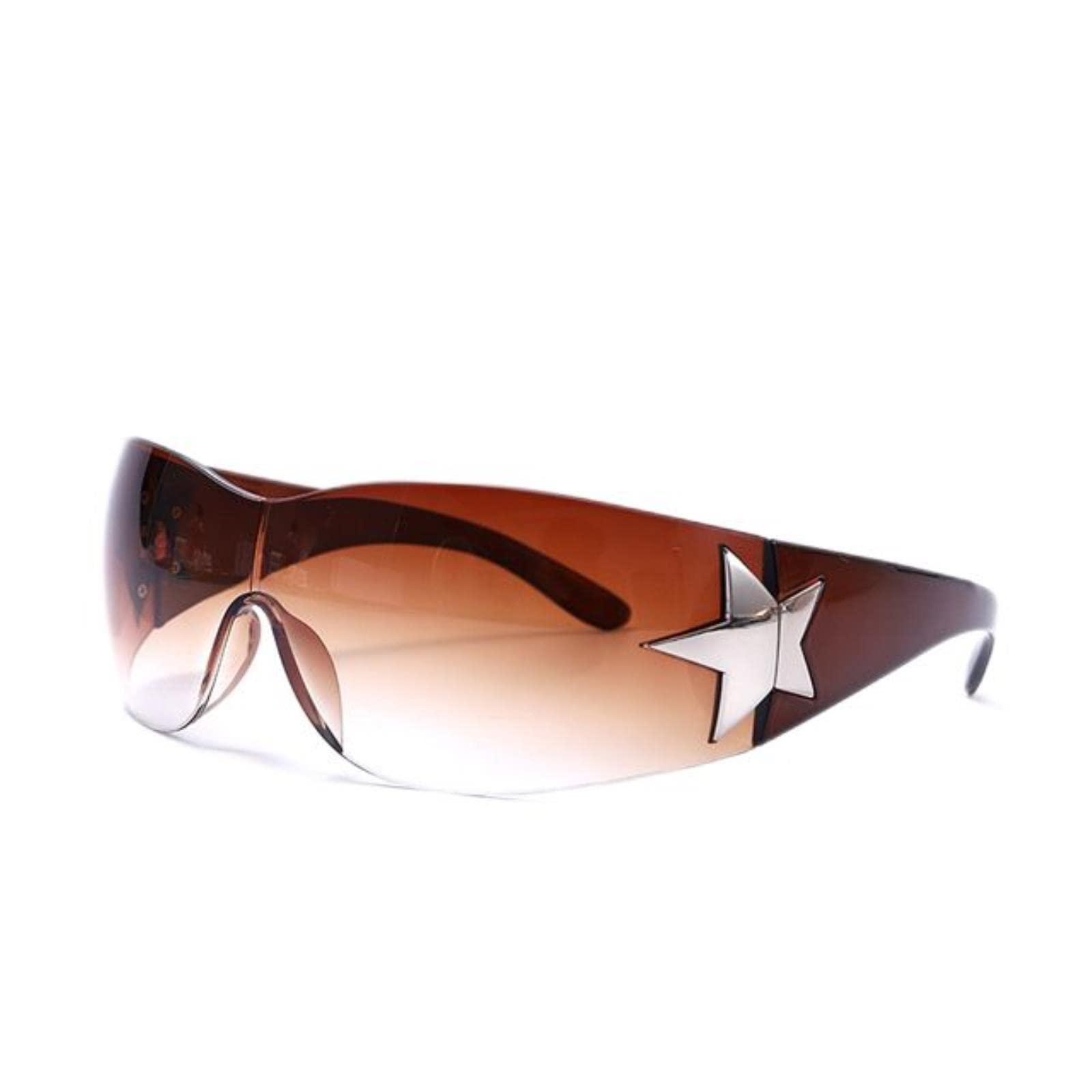 oiujhgCDS Cycling goggles, Sunglasses Women Men Fashion Punk Glasses Y2k Eyeglasses Designer Mirror Sport Eyewear Goggle-B4
