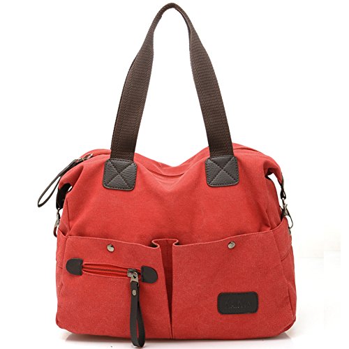 Sac de toile été pour femme rétro et élégant - Sac à bandoulière simple au quotidien
