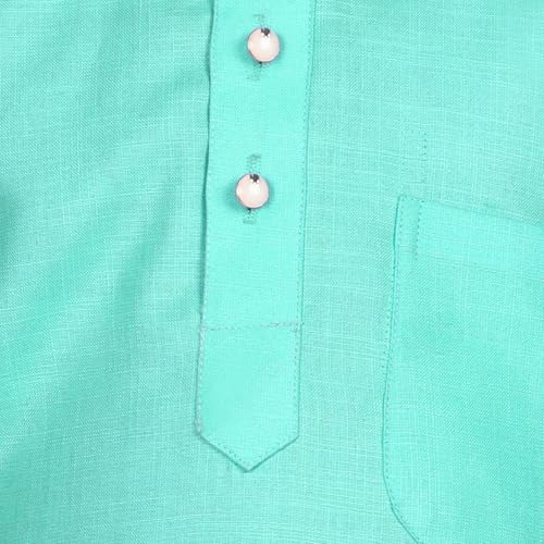 Image of SG YUVRAJ Raw Silk Kurta Set for Boys