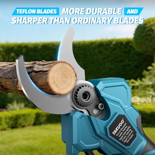 Image of Takuoo Cordless Pole Pruner, 1.6 inch Cutting Diameter Electric Pruning Shears