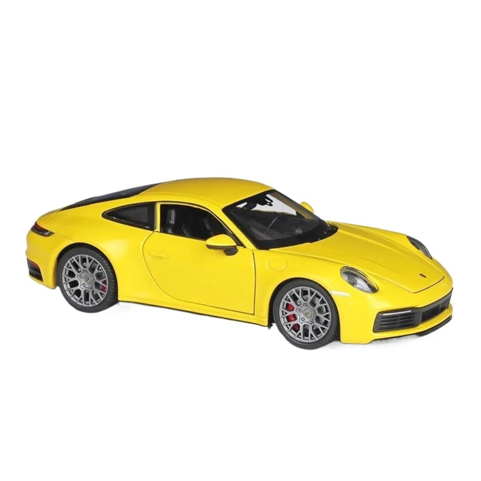 Auto In Miniatura 1 24 Per Porsche 911 Carrera 4S Simulazione Modello Di Auto In Lega Statico Decorazione Da Tavolo Collezione(Yellow)