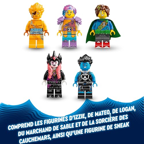 LEGO DREAMZzz 2-en-1 La Tour du Marchand de Sable, Jouet de Château avec Araignée et Oiseau, avec Figurines Sorcière, Cadeau pour Garçons et Filles Dès 9 Ans 71477