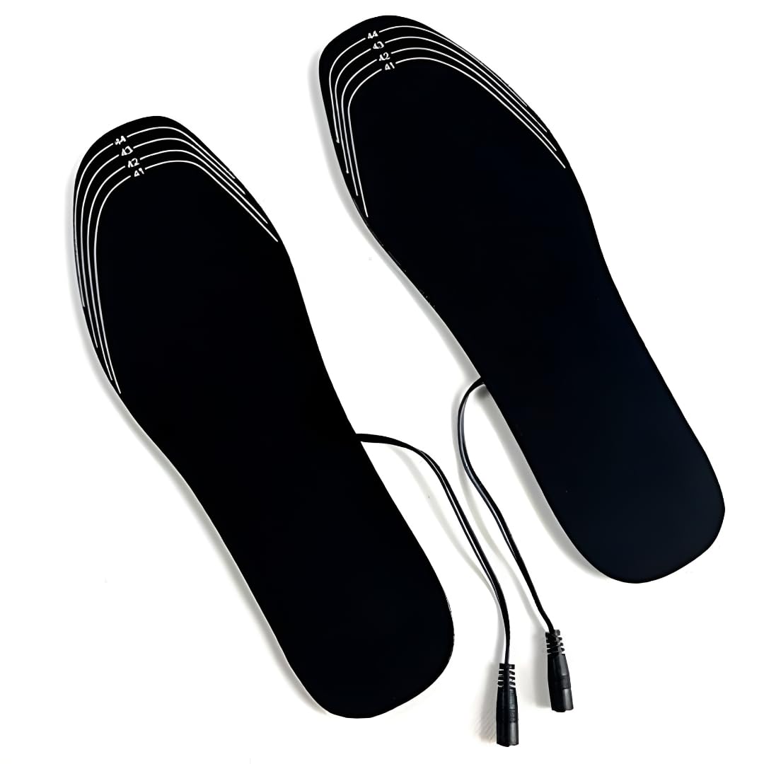 USB Heated Shoe Insoles for Winter Foot Warmth - Electric Foot Warming Pads with Adjustable Cut Size, Soft Heating Insoles for Outdoor Sports, Trekking, Riding, Camping and Daily Use-picture-30