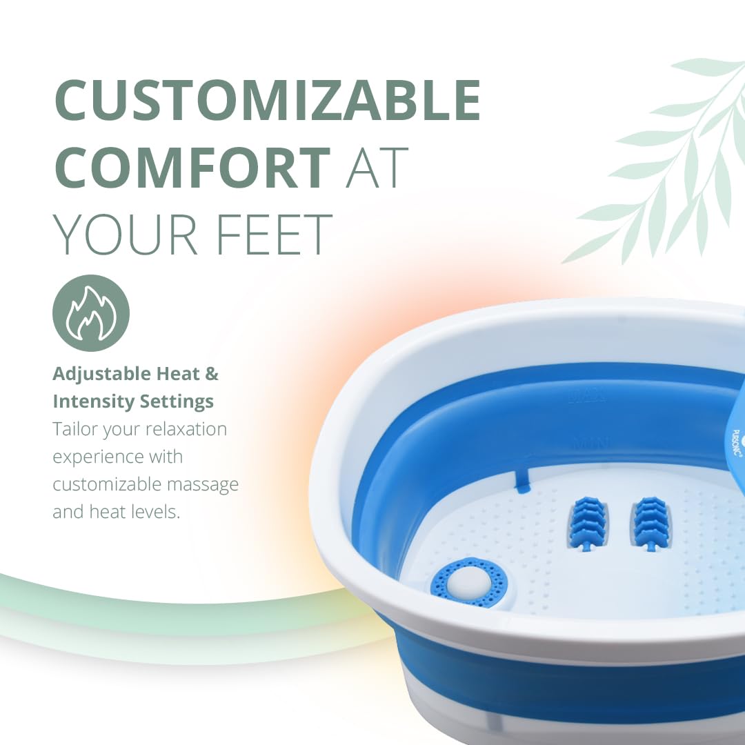 Amazon.com: Pursonic Collapsible Wireless Footbath Spa Massager | Portable Acupressure Massage with Adjustable Heat Settings | Compact for Travel and Home Use : Health & Household Amazon.com: Pursonic Collapsible Wireless Footbath Spa Massager | Portable Acupressure Massage with Adjustable Heat Settings | Compact for Travel and Home Use : Health & Household