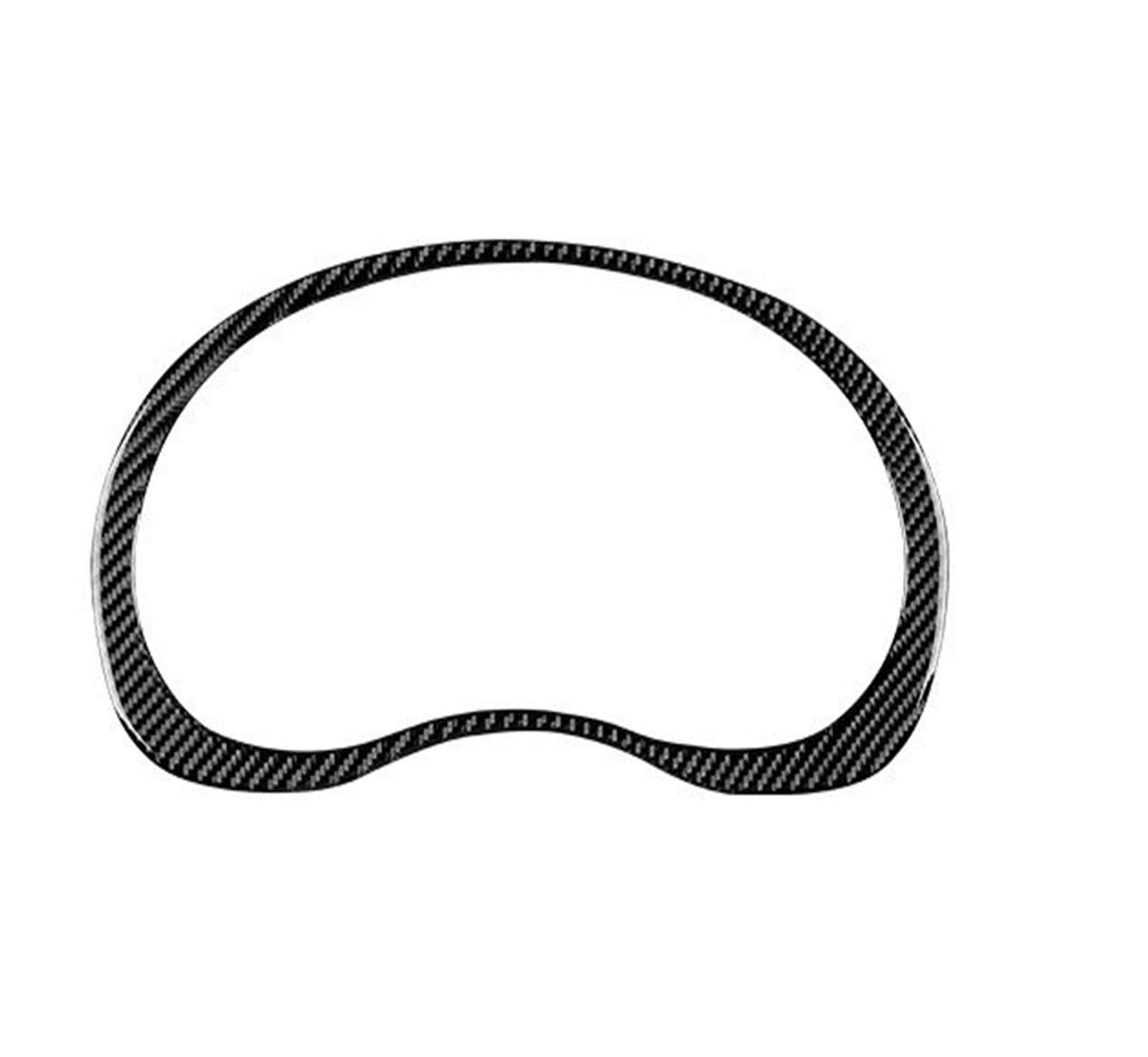 Car Interior Moulding Trim for Subaru for WRX for Saloon 2015-2021 LHD RHD Car Real Carbon Fiber Sticker Speedometer Dashboard Sticker Interior Accessories(Black Carbon)