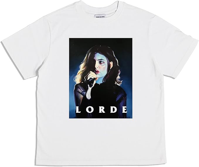 Amazon Lorde Melodrama バンド Tシャツ ロック Tシャツ 復古 人気 おしゃれ プリントtシャツ アメリカ 流行 欧米風 音楽 Tシャツ メンズ レディース 夏服 トップス 半袖 無地 通気性 ファッション ゆったり Tシャツ カットソー 通販