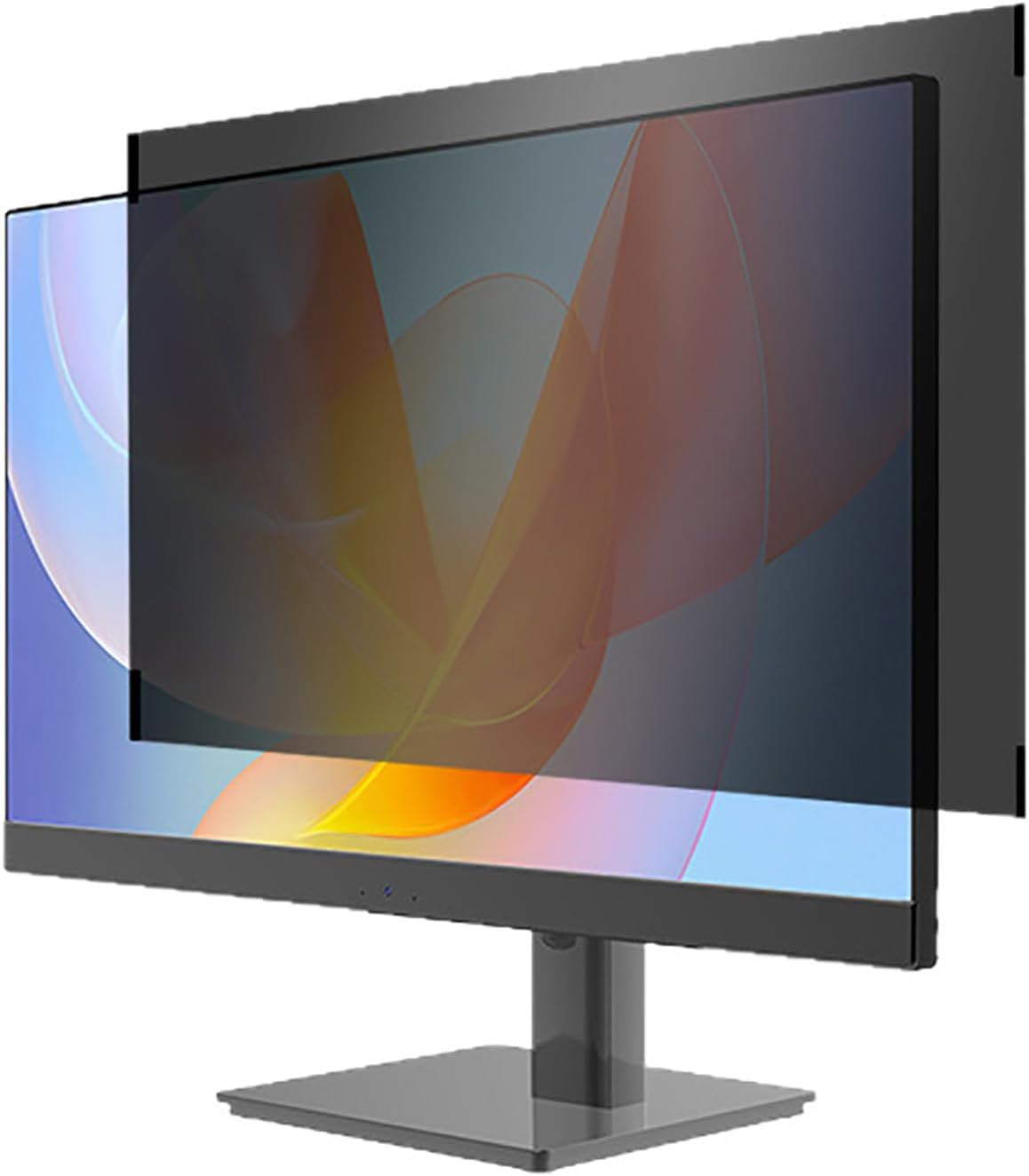 PUSOKEI 23 Inch Privacy Screen Filter for 16:9 Monitor, Magnetic Detachable Computer Privacy Filter with 60 Viewing Angle, Anti Glare Blue Light Blocking Screen Protector