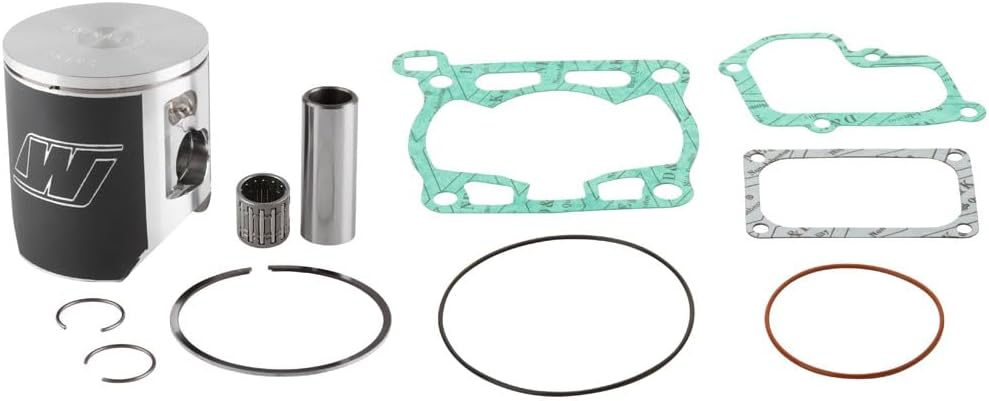 Tusk Complete Top End Rebuild Kit Pro-Lite Standard (54 mm) Compatible with Wiseco Piston Compatible with Suzuki RM125 2003
