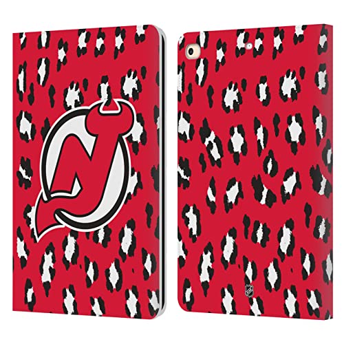 Étui iPad 9.7 Head Case NHL New Jersey Devils en cuir pour protection tablette Apple