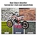 49cc Dirt Bike Pit Bike, Mini Off Road Motocross, Pocket Rocket Trail Bike Gas Powered, Kids Pocket Motorbike for Uphill Downhill, 40KM/H High Speed Racing Bike Red