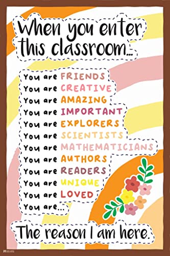 Image of When You Enter This Classroom Educational Rules Styles Classroom Decoration Cool Wall Art Print Poster 16x24
