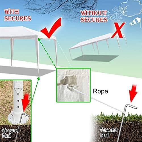 10' X 30' Outdoor Patio Canopy, Heavy Duty Gazebos, Sunshades Shelter Waterproof Commercial Tent with 7 Removable Sidewalls for Wedding, Party