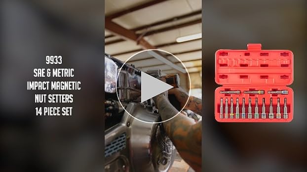 Amazon.com: SUNEX TOOLS 9933 14Piece Impact Ready Magnetic Nut