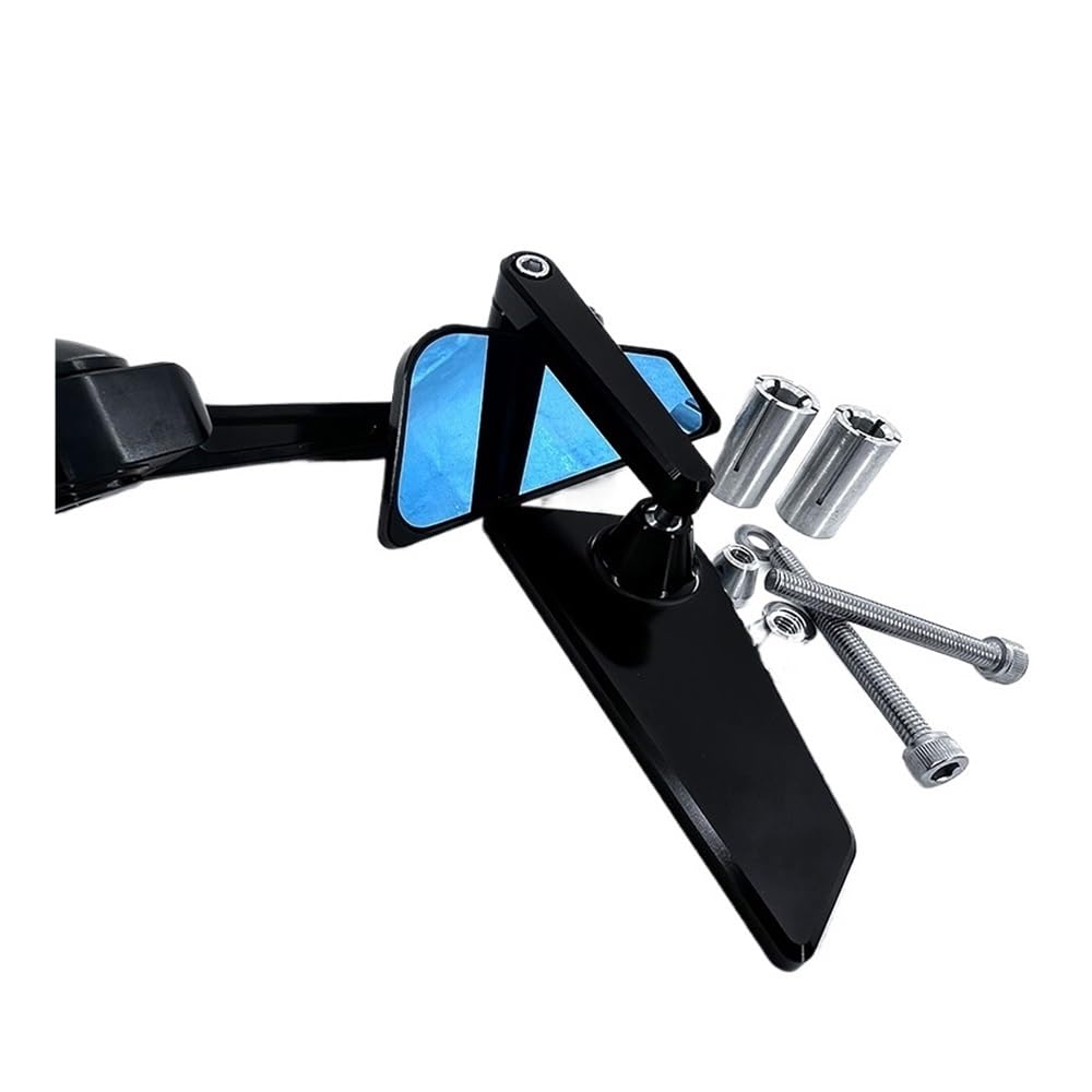 Rétroviseur Moto Vélo Rétroviseur Poignée Rétroviseur Latéral 2/Paire Rotation pour RS 660 Extrema Rétroviseurs