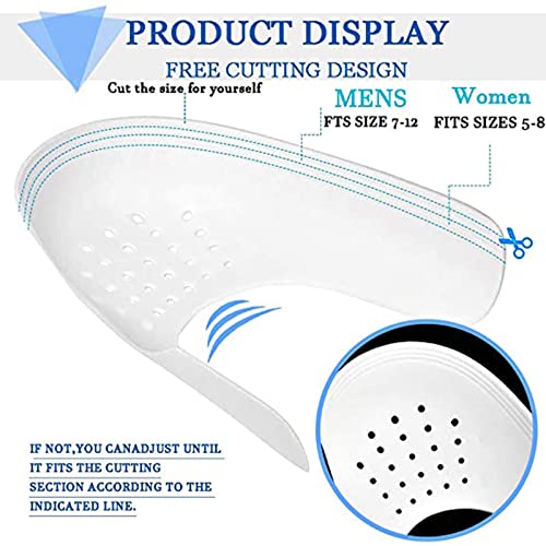 Zhenp 6 Coppie Protezioni per Scarpe Antipiega