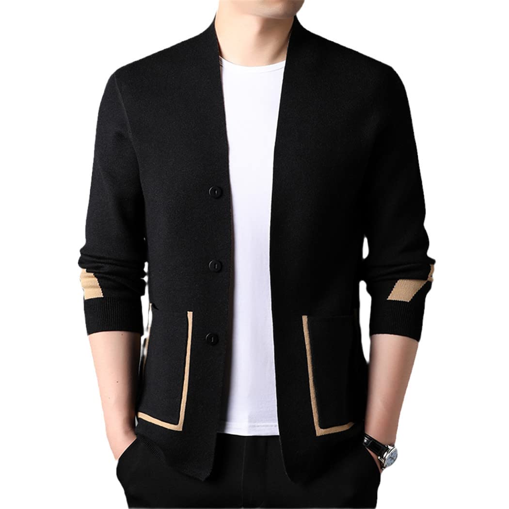 Veste graphique homme pour look décontracté japonais en tricot M