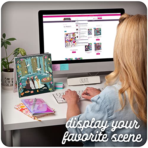 Sticker & Chill – Design 10 貼り直し可能なステッカー – 楽しいギフト 簡単でリラックスできる大人のアクティビティブック SC2084