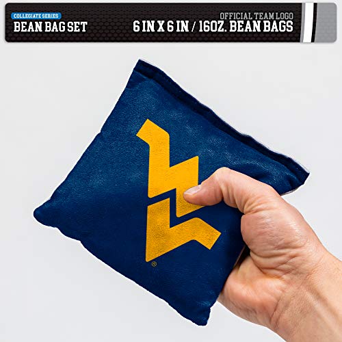 Image of NCAA College Dual Sided Bean Bags by Wild Sports, 8 Count, Premium Toss Bags for Cornhole Set - Great for Tailgates, Outdoors, Backyard