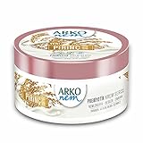 Arko Nem Prebiotische Vegane Gesicht-Körper-Haut-Creme 250ml frei von Paraben-Silikon Alkohol, Feuchtigkeitsspendend bis zu 48 Stunden Tagescreme für Frauen-Kinder-Männer Reismilch