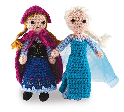 TOPP Frida Kahlo Kit de crochet pour loisirs créatifs avec instructions (français non garanti) et matériel pour Frida Kahlo et pince à cheveux pour bricolage Modèle fini env. 14 cm : Ganseforth, Jana