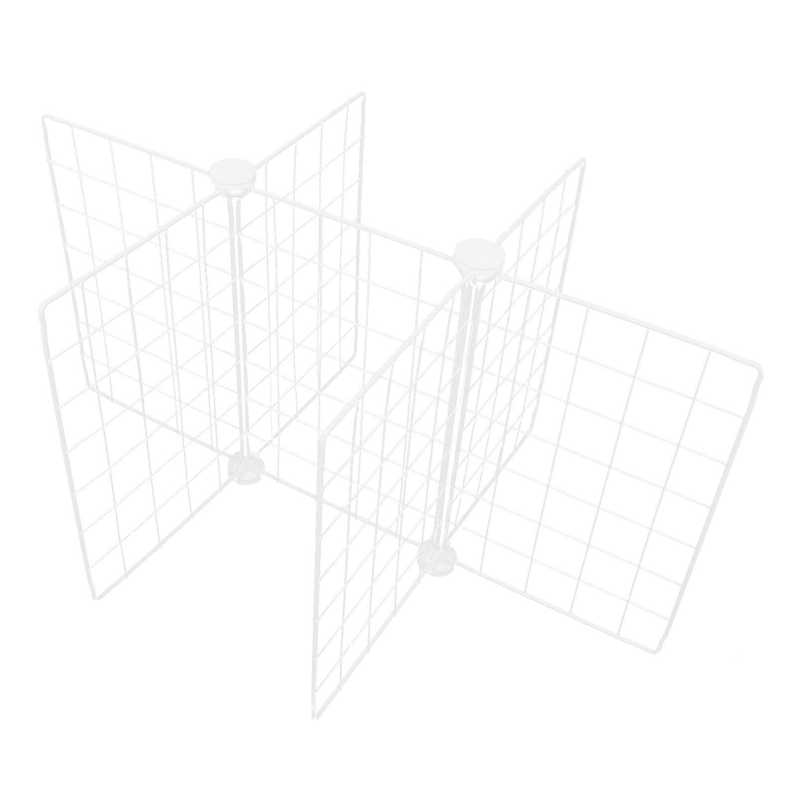 Homoyoyo Separador Metálico para Congelador 6 Compartimentos Estante Divisor de Hierro Resistente 61X41X32 CM Organizador de Almacenamiento para Refrigerador y Despensa Divisor de