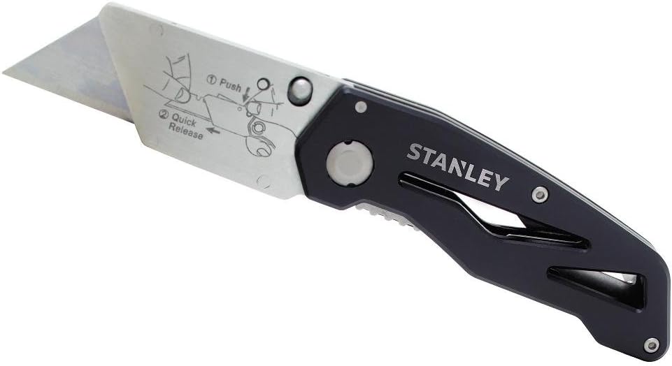 Folding Utility Knife, Steel, 5-3/4 in. L