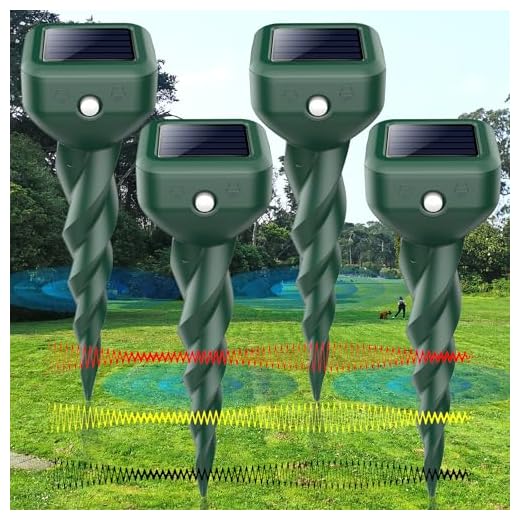 Solar Powered Mole and Snake Repellent