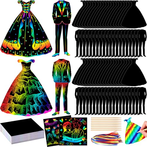 Gemscream 180 Pcs Wedding Scratch Cards Wedding Activity Favors Wishes...